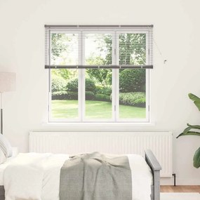 vidaXL Βενετσιάνικες Ρόδες Ασημί 130 x 145 εκ Αλουμίνιο