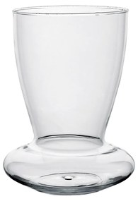 Διάφανο γυάλινο βάζο Aston 16x16x22εκ