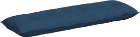 vidaXL Μαξιλάρι Πλάτης Μπλε 160 x 19 x 50 εκ ύφασμα