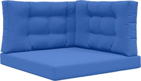 vidaXL Μαξιλάρι Καναπέ Εξωτερικού Χώρου 3 pcs Τιρκουάζ Πολυεστέρας