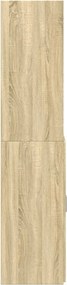 vidaXL Ντουλάπι Sonoma Δρυς 70x42,5x185 εκ. από Επεξεργασμένο Ξύλο