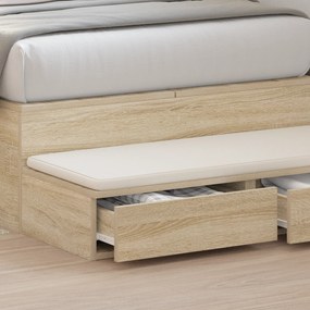 vidaXL Συρτάρια Κρεβατιού Σονομά 75x36,5x16,5 εκ Επεξεργασμένο Ξύλο