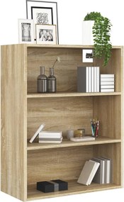 vidaXL Ντουλάπι Τοίχου Κρεμαστό Sonoma Δρυς 69,5 x 32,5 x 90 εκ.