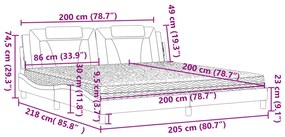 ΚΡΕΒΑΤΙ ΜΕ ΣΤΡΩΜΑ ΚΑΠΟΥΤΣΙΝΟ 200X200ΕΚ.ΑΠΟ ΣΥΝΘ.ΔΕΡΜΑ 3208821