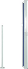 vidaXL Σκίαστρο Πλαϊνό Συρόμενο Μπλε 140 x 300 εκ.