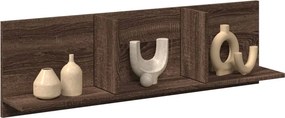 vidaXL Ντουλάπι Τοίχου Καφέ Δρυς 100x16,5x30 εκ. Επεξεργασμένο Ξύλο