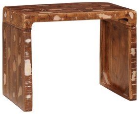 vidaXL End Table 60 x 35 x 46 εκ Στερεό ανακτημένο ξύλο