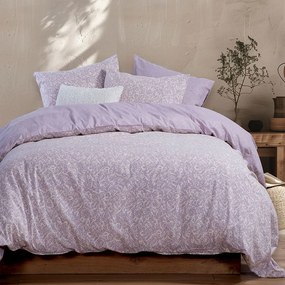 Σεντόνια Φανελένια Sorial (Σετ 3τμχ) Mauve Nef-Nef Homeware Single 160x260cm 100% Cotton Flannel