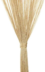 vidaXL Κουρτίνες με Κρόσσια 2 τεμ. Μπεζ 140 x 250 εκ.