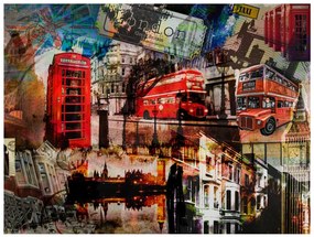 Φωτοταπετσαρία - London collage 250x193