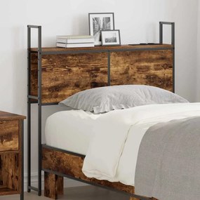 vidaXL Κεφαλάρι Αποθήκης Καπνιστή δρυς 75 cm Επεξεργασμένο ξύλο
