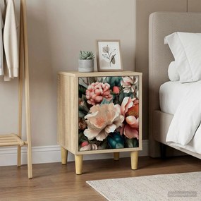 vidaXL Κομοδίνο BORNE 2 τμχ. Sonoma Δρυς 36 x 33 x 50 εκ.