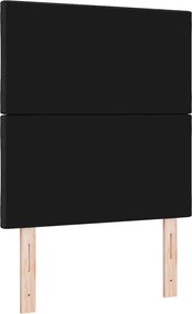 vidaXL Κεφαλάρι με κεφαλάρι Μαύρο 80 cm ύφασμα