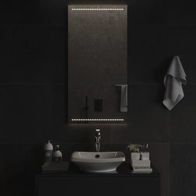 vidaXL Καθρέφτης Μπάνιου με LED 50x100 εκ.