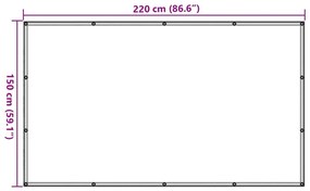 vidaXL Δίχτυ για Τρέιλερ Μαύρο 1,5 x 2,2 μ. από HDPE