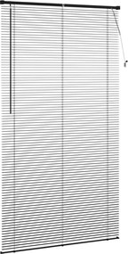 vidaXL Βενετσιάνικη Σκίαση Μαύρο 213 x 110 εκ PVC