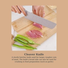 Σετ Μαχαιριών 6τμχ. από Ανοξείδωτο Χάλυβα