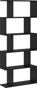 vidaXL Βιβλιοθήκη 5 επιπέδων 70 x 24 x 161 εκ. Επεξεργασμένο Ξύλο