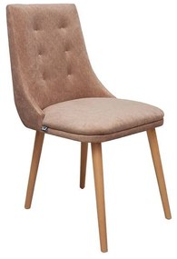 Dining Chair Sandra Lux Fylliana Taupe - Golden Sand 45x50x85 cm