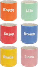 ΚΟΎΠΕΣ MUG NEW BONE PORCELAIN 6PCS Q80000990