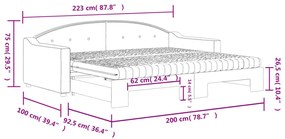 ΚΑΝΑΠΕΣ ΚΡΕΒΑΤΙ ΣΥΡΟΜΕΝΟΣ TAUPE 90X200 ΕΚ. ΎΦΑΣΜΑ ΣΤΡΩΜΑΤΑ 3197551