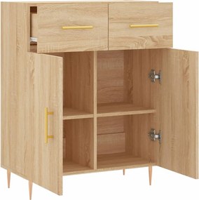 vidaXL Ντουλάπι Sonoma Δρυς 69,5 x 34 x 90 εκ. από Επεξεργασμένο Ξύλο
