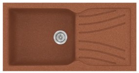 Sanitec Classic 324 Granite Terracotta Νεροχύτης 55cm