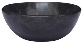vidaXL Νιπτήρας Μαύρος 53 x 40 x 15 εκ. Μαρμάρινος