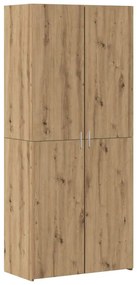 vidaXL Highboard artisan δρυς 40 x 42,5 x 185 εκ. Επεξεργασμένο ξύλο
