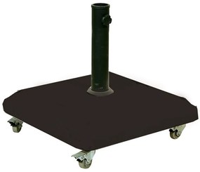 Βάση Ομπρέλας Τσιμεντένια Με Ρόδες NTH37B 50x50cm Black
