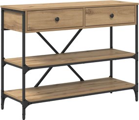 vidaXL Τραπέζι κονσόλας Καφέ 100 x 34,5 x 75 εκ. ξύλο