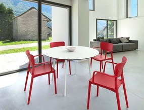 Πολυθρόνα Πολυπροπυλενίου Lisa Red 54X53X82εκ.