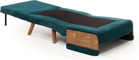 Πολυθρόνα-Κρεβάτι Πετρόλ Πράσινο COSMO SINGLE 77x70x82