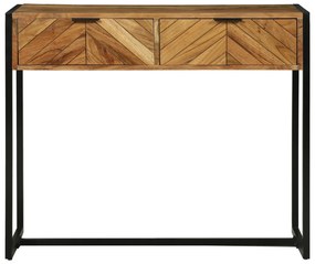 vidaXL Τραπέζι Κονσόλας 90x35x75 εκ Συμπαγές Ξύλου Ακακίας