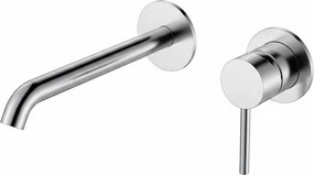 Orabella Steel 10489 Chrome - Εντοιχιζόμενη μπαταρία νιπτήρα ανοξείδωτη