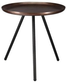 Τραπέζι Caliper 04-0627 46 Side 45x45x46cm Copper-Black