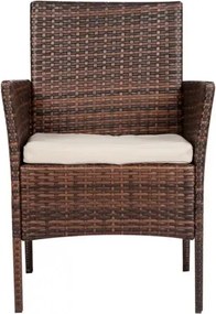 ΣΕΤ ΣΑΛΟΝΙ QUINCY 4ΤΜΧ ΚΑΦΕ RATTAN ΜΕ ΜΑΞΙΛΑΡΙΑ