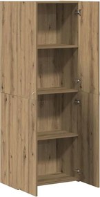 vidaXL Γραφείο Ντουλάπι Artisan Oak 60 x 32 x 152,5 εκ