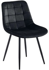 Καρέκλα Myriam-R ΕΜ7913,5R 50x58x83cm Black Metal, Fabric