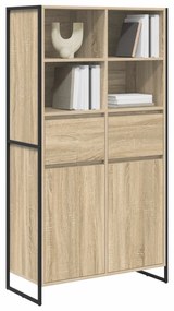 vidaXL Πλαϊνό γραφείο με συρτάρι 2 pcs Σονόμα 81 x 36 x 150.5 εκ.