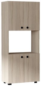 Στήλη Guzel pakoworld σε sonoma απόχρωση 60x31.4x140εκ