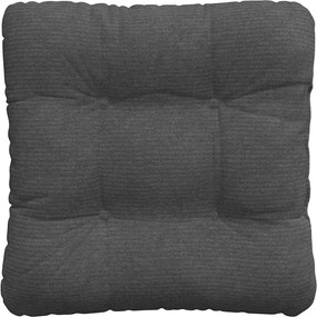 vidaXL Μαξιλάρια καθισμάτων 4 pcs Σκούρο Γκρι 45 x 45 cm