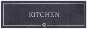 Πατάκι κουζίνας (50x150) Soft &amp; Deco 720 Kitchen Diamond Black-Sdim