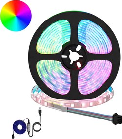 vidaXL Λωρίδα LED 12 pcs Μαύρο και Διαφανές 5500 χιλ