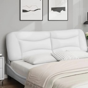 vidaXL Μαξιλάρι για Κεφαλάρι Hvar Λευκό 180 εκ. από Συνθετικό Δέρμα