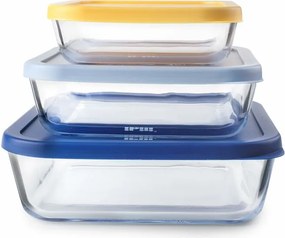 Σετ με 3 Κυτία Γεύματος Ibili 689200