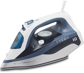 Iq Ηλεκτρικό Σίδερο Ei-861 Blue 2400w Με Κεραμική Πλάκα Και Συνεχόμενη Παροχή 25g/min