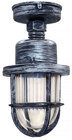 Φωτιστικό Οροφής - Πλαφονιέρα SLP-500CE Silver 11-0145 Heronia