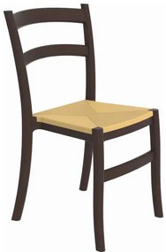 Καρέκλα Siesta Tiffany/s-Καφέ σκούρο