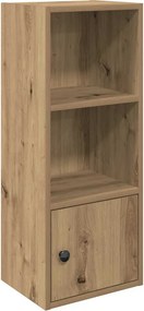vidaXL Βιβλιοθήκη Αρτισιανή Δρυς 31x24x77 εκ. Επεξ. Ξύλο